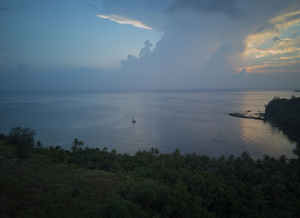 Coast at dusk, Guam