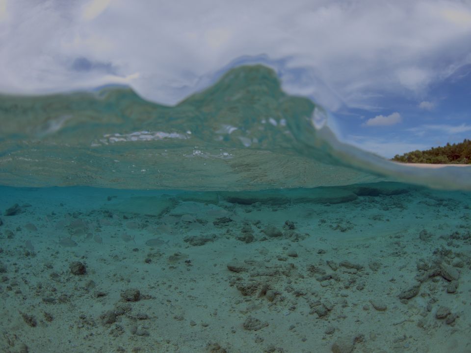 Reef at the waterline, Ulithi